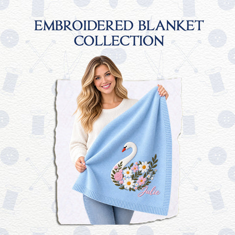 Blanket Embroidered