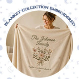 Blanket Embroidered