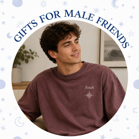 Embroidered Gifts For Male Friends