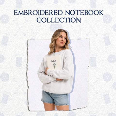 Embroidered Notebook Collection