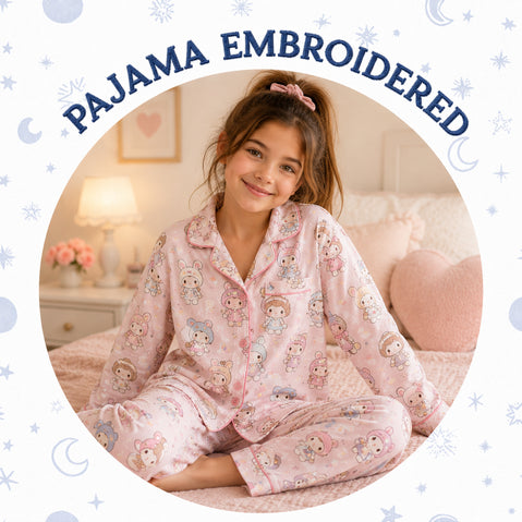 Pajama Embroidered