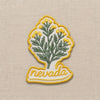 Nevada Yellow Sagebrush Embroidered Iron-On Patch
