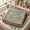 Mung Bean Bunny Baby Blanket In Crib
