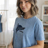 Angled View Personalized Embroidered Shirt