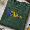 Brewers Pennant Embroidered Acid Wash T-Shirt