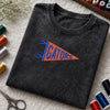 Folded Mineral Wash Shirt With Embroidered Gators Pennant