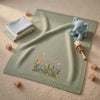 Personalized Baby Blanket Flat Lay