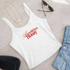 Casual Summer Embroidered Tank Top Flat Lay