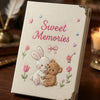 Beige Bunny Bear Keepsake Notebook In Warm Writing Nook
