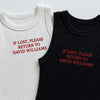 White Custom Embroidered Return To Sender Tank Top