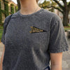 Close-Up Custom University Embroidered Pennant Design