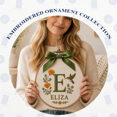 embroidered ornament collection shop home page 