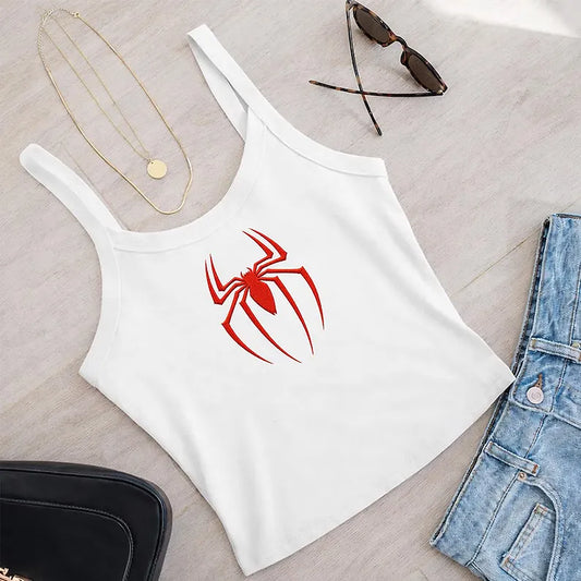 tank top with spider perfect outfit for daily routine