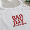 Bad Day To Be A Hotdog Embroidery Close Up