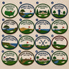 Numbered Selection Of Sixteen Memorable Golf Course Logos