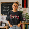 Teacher Wearing Fantasy Dragon Mineral Wash Tee