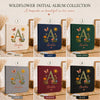 Wildflower Initial Album Collection In Six Cover Colors