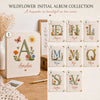 Assorted Hand-Embroidered Initials For Custom Floral Keepsake Gifts