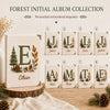 Eight Embroidered Monogram Letter Options For Forest Initial Album