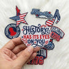 Hand Holding History Has Its Eyes On You Patch