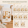 Personalized Initial Photo Album Collection In Nine Letter Styles