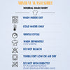 Care Instructions For Joyful Resistance Embroidered Acid Wash Boxy Tee