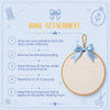 Round Ornament With Decorative Bow Attachment Instructions