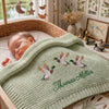 Mallard Blanket In Rustic Duck Nursery