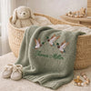 Mung Bean Personalized Mallard Blanket