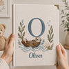 Handheld Custom Photo Album Embroidered With Sea Otter Oliver