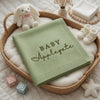 Mung Bean Personalized Baby Blanket Gift Basket