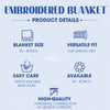 Personalized Embroidered Baby Blanket Product Details And Care Guide