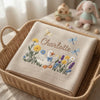 Folded Embroidered Goose Baby Blanket