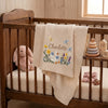 Personalized Goose Blanket On Nursery Crib