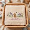 Cream Teddy Bear Receiving Blanket