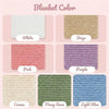 Available Baby Blanket Colors