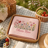 Pink Wildflower Blanket Picnic Display