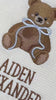 Video Personalized Teddy Bear Lovey Blanket