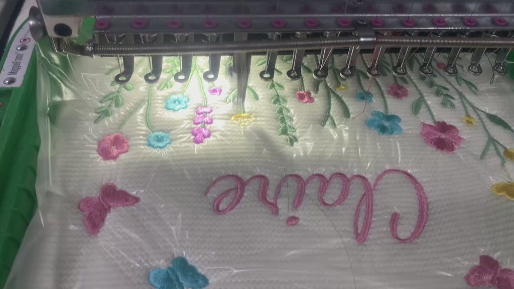 Video Personalized Goose Blanket In Wicker Basket