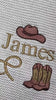 Video Personalized Cowboy Baby Blanket
