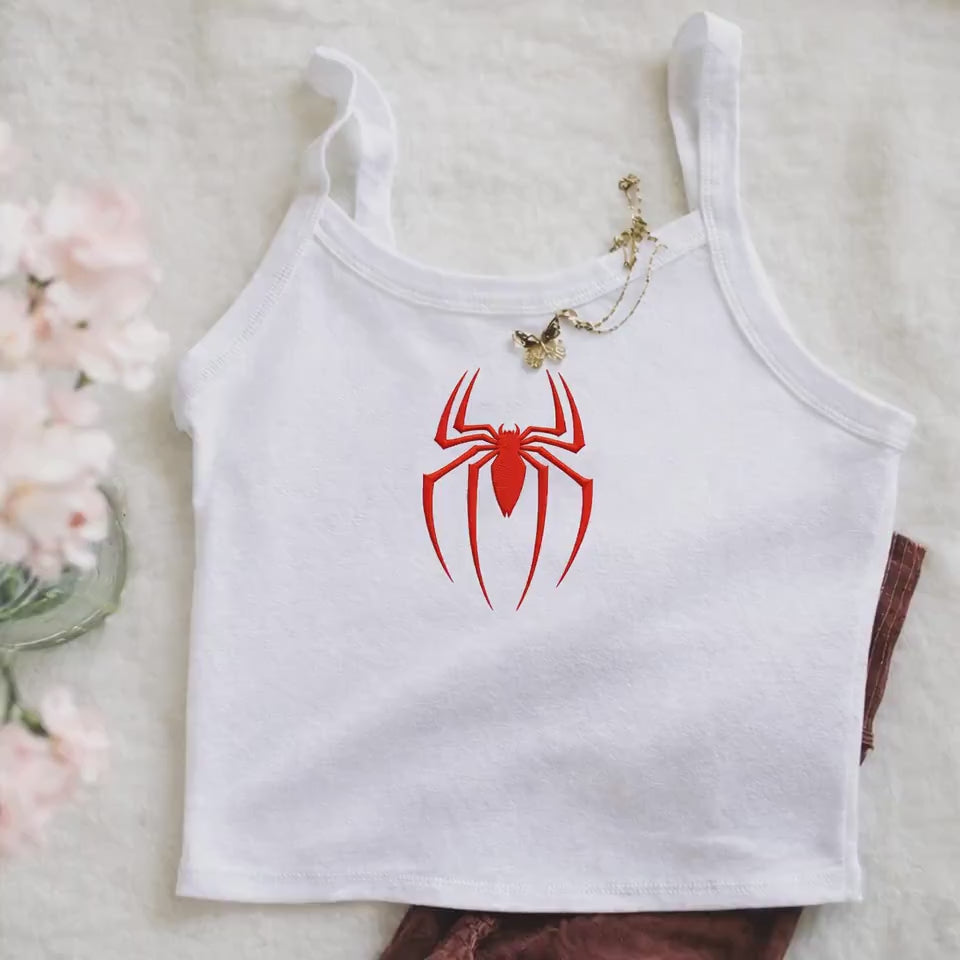 Video Embroidered Tank Top Custom