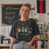 Video Cute Dragon Teacher Embroidered Mineral Wash Tee