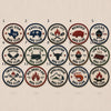 Numbered Barbecue Crew Selection Featuring Fifteen Regional Styles