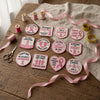 Breast Cancer Awareness Patches With Pink Sewing Supplies
