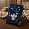 Navy My First Years Notebook With Elephant And Balloon