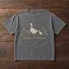 Grey Vintage Tee Featuring Growing A Silly Little Goose