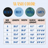 Vintage Washed Tee Color Choices And Measurement Chart